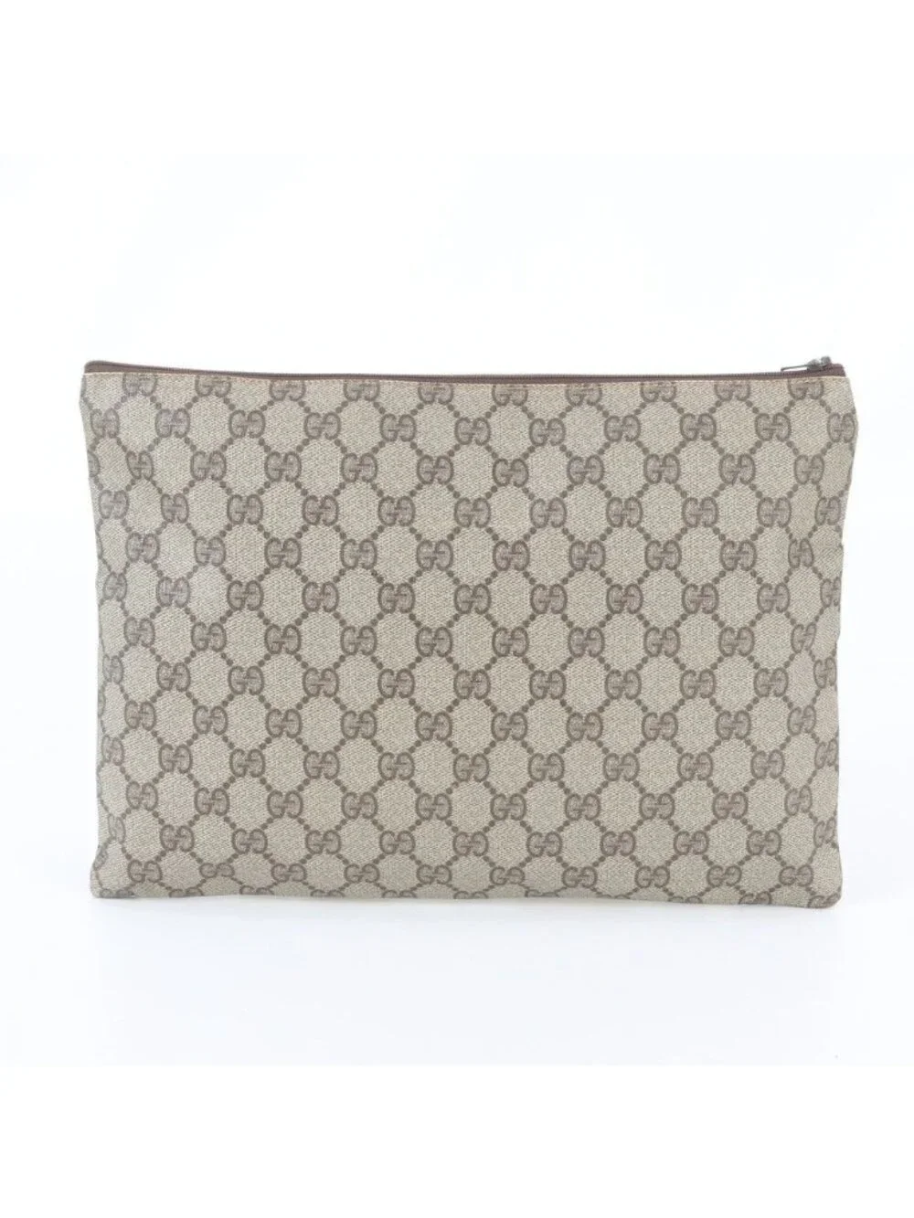 Gucci GG Supreme 012 904 Leather Clutch Pouch Business